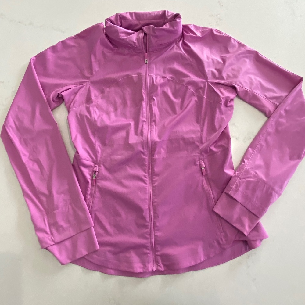 Lululemon Goal Smasher Jacket -  Magenta Glow size 10